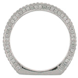 0.70ct 18k White Gold Diamond Lady's Band Size 7