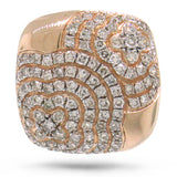 0.33ct 14k Rose Gold Diamond Pendant
