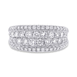 1.56ct 14k White Gold Diamond Lady's Ring