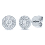 0.26ct 14k White Gold Diamond Stud Earring