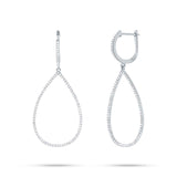 0.52ct 14k White Gold Diamond Earring