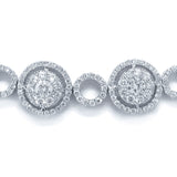 7.92ct 14k White Gold Diamond Necklace
