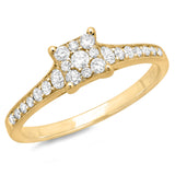0.40ct 14k Yellow Gold Diamond Lady's Ring