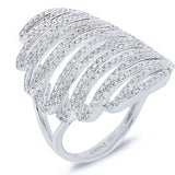 1.21ct 14k White Gold Diamond Lady's Ring