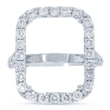 1.46ct 18k White Gold Diamond Semi-mount Ring