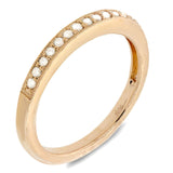 0.20ct 14k Yellow Gold Diamond Lady's Band