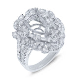 1.80ct 18k White Gold Diamond Semi-Mount Ring