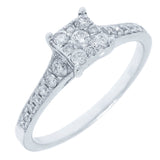 0.40ct 18k White Gold Diamond Lady's Ring