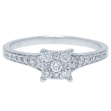 0.40ct 18k White Gold Diamond Lady's Ring