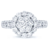 1.75ct 14k White Gold Diamond Lady's Ring