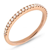 0.23ct 14k Yellow Gold Diamond Lady's Band