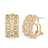 1.03ct 14k Yellow Gold Diamond Earring