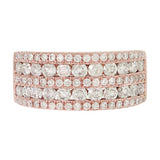 1.64ct 14k Rose Gold Diamond Lady's Ring