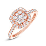 0.60ct 14k Rose Gold Diamond Lady's Ring