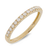 0.30ct 14k Yellow Gold Diamond Lady's Band