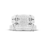 0.22ct 14k White Gold Diamond Trio Set