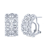 1.03ct 14k White Gold Diamond Earring