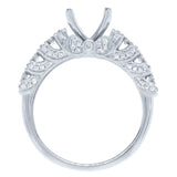 0.40ct 14k White Gold Diamond Semi-mount Ring