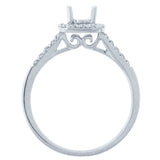 0.30ct 18k White Gold Diamond Semi-mount Ring