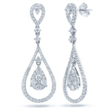 1.79ct 14k White Gold Diamond Earring