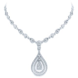 4.83ct 14k White Gold Diamond Necklace