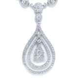4.83ct 14k White Gold Diamond Necklace