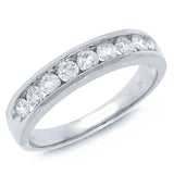 0.52ct 14k White Gold Diamond Lady's Band