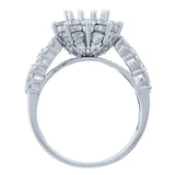 2.60ct 18k White Gold Diamond Semi-mount Ring