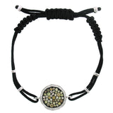 1.25ct 14k White Gold White & Multi-color Diamond Bracelet