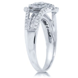 0.80ct 14k White Gold Diamond Lady's Ring