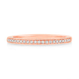 0.30ct 14k Rose Gold Diamond Lady's Band