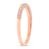 0.30ct 14k Rose Gold Diamond Lady's Band