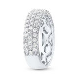 1.30ct 14k White Gold Diamond Lady's Pave Band