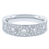 0.80ct 14k White Gold Diamond Lady's Band