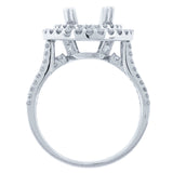 1.35ct 18k White Gold Diamond Semi-mount Ring