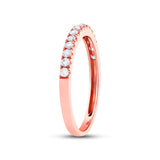 0.30ct 14k Rose Gold Diamond Lady's Band