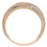 0.40ct 14k Two-tone R/g Diamond Bridge Ring