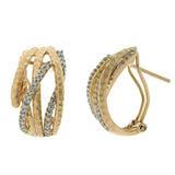 0.35ct 14k Rose Gold Diamond Fashion Earring
