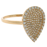 0.50ct 14k Rose Gold Diamond Pave Lady's Ring