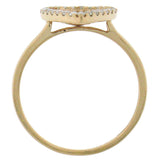0.50ct 14k Rose Gold Diamond Pave Lady's Ring