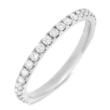 0.43ct 14k White Gold Diamond Lady's Band