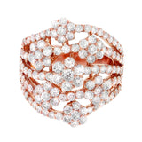 3.16ct 18k Rose Gold Diamond Lady's Ring