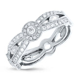 1.00ct 14k White Gold Diamond Lady's Ring