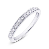 0.23ct 14k White Gold Diamond Lady's Band