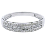 0.35ct 14k White Gold Diamond Lady's Band