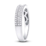 0.26ct 14k White Gold Diamond Lady's Band