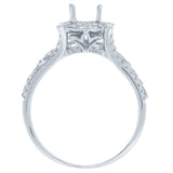 1.02ct 14k White Gold Diamond Semi-mount Ring