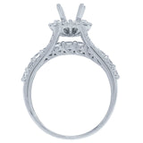 1.12ct 14k White Gold Diamond Semi-mount Ring