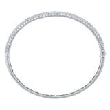 5.25ct 14k White Gold Diamond Bangle