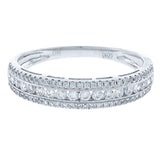 0.45ct 14k White Gold Diamond Lady's Band